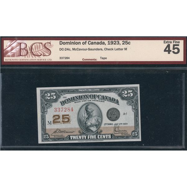 Dominon of Canada Twenty Five, 1923