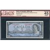 Image 1 : Bank of Canada $5, 1954 - *S/S Replacement