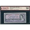 Image 1 : Bank of Canada $10, 1954 - *B/D Replacement