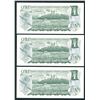 Image 1 : Bank of Canada $1 Autographed Multi-Coloured Trio