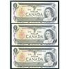 Image 2 : Bank of Canada $1 Autographed Multi-Coloured Trio