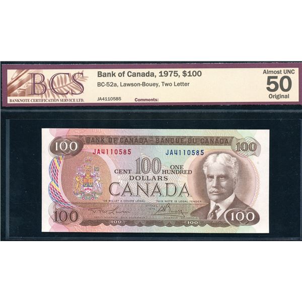 Bank of Canada $100, 1975