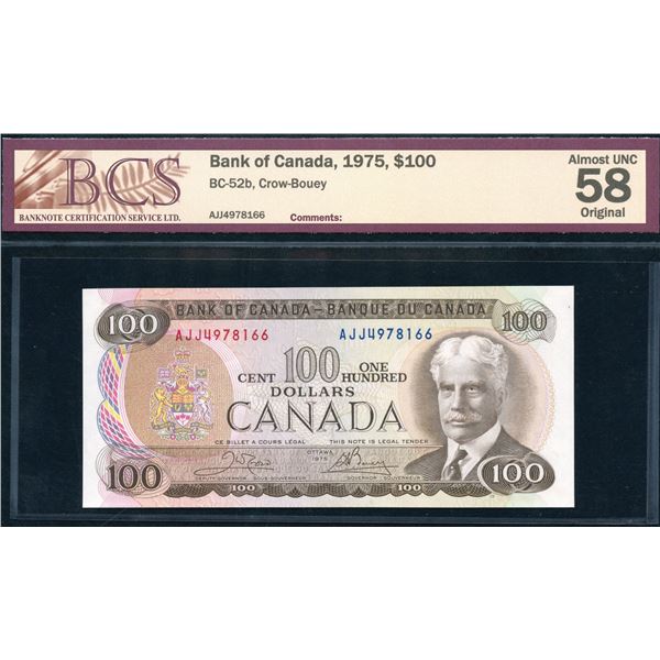 Bank of Canada $100, 1975