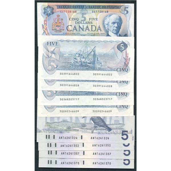 Bank of Canada $5, Multi-Colour & Bird Series Notes