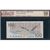 Image 1 : Bank of Canada $100, 1988 - Changeover