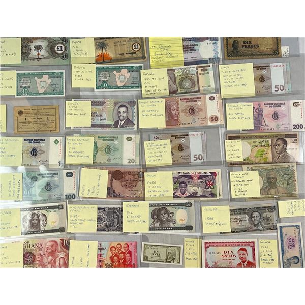 Foreign Banknotes - Lot of 181