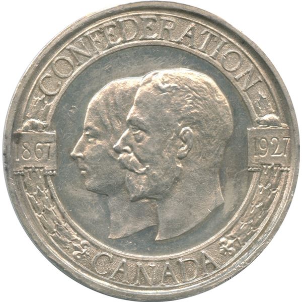 1927 Canadian Confederation Medal, silver