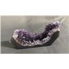 Image 1 : AMETHYST CRYSTAL CLUSTER: APPROX. 7"W X 4"T X 1"D