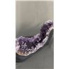 Image 3 : AMETHYST CRYSTAL CLUSTER: APPROX. 7"W X 4"T X 1"D