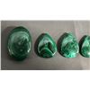 Image 3 : COLLECTION OF LACE AGATE, BLUE APATITE, MALACHITE, SHIVA EYE SHELL & MORE