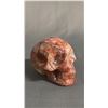 Image 2 : CARVED HEMATOID QUARTZ SKULL: APPROX. 2.5" TALL