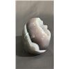 Image 3 : CARVED AGATE GEODE SKULL: APPROX. 3" TALL