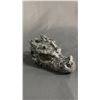 Image 2 : CARVED YOOPERLITE DRAGON'S HEAD (GLOWS UNDER UV LIGHT): APPROX. 3.5"L X 2"W X 2"D
