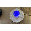 Image 6 : 1.5" QUARTZ CRYSTAL SPHERE ON WOOD LED ILLUMINATED BASE: SELECTABLE LIGHT COLOURS & MODES