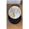 Image 2 : 3" QUARTZ CRYSTAL SPHERE ON BLACK LED ILLUMINATED BASE: SELECTABLE LIGHT COLOURS & MODES