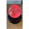 Image 4 : 3" QUARTZ CRYSTAL SPHERE ON BLACK LED ILLUMINATED BASE: SELECTABLE LIGHT COLOURS & MODES