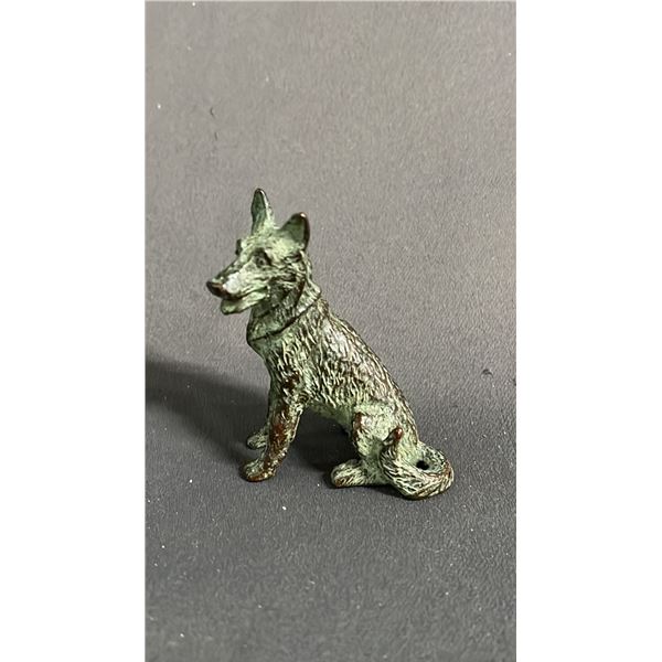 COPPER DOG TEA TRAY ORNAMENT