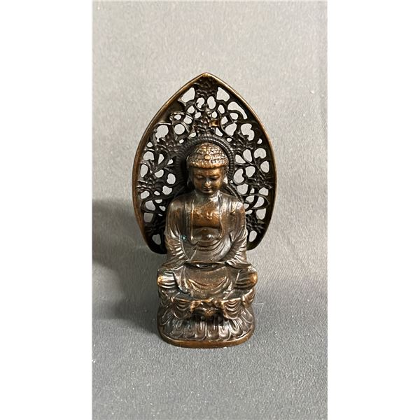 HEAVY COPPER BUDDHA ORNAMENT