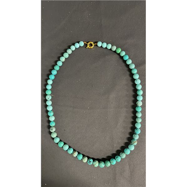 TIBETAN TURQUOISE BEAD NECKLACE