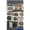 Image 2 : CASE OF VARIOUS COINS & TOKENS (UNKNOWN AUTHENTICITY)