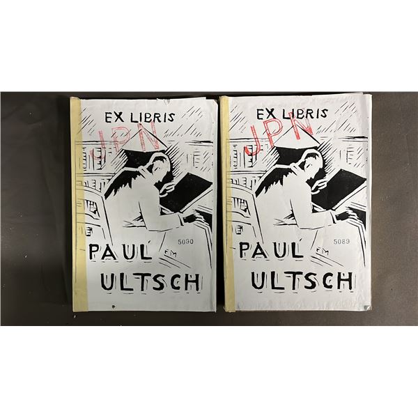 (2) ALBUMS OF MILITARY COINS  (UNKNOWN AUTHENTICITY)