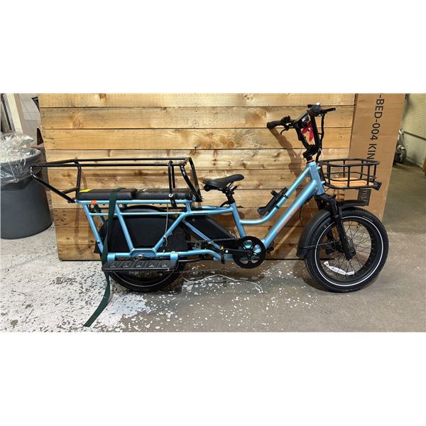 RAD POWER BIKES RADWAGON E-BIKE WITH BATTERY (NO CHARGER, NO KEY, UNKNOWN WORKING CONDITION)