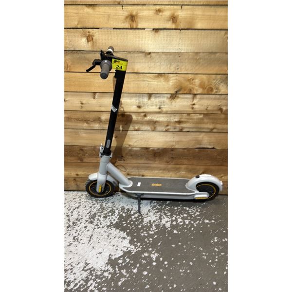 *TESTED WORKING* NINEBOT BY SEGWAY ELECTRIC FOLDING SCOOTER WITH BATTERY (NO CHARGER, NO KEY)