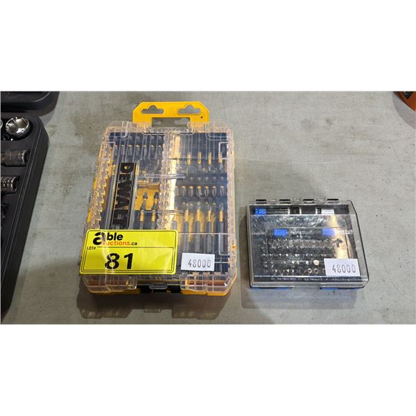 *NEW* DEWALT DRILL BIT SET & MASTERCRAFT SCREWDRIVER SET