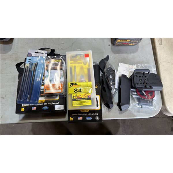 ASSORTED FIREARMS CLEANING PRODUCTS