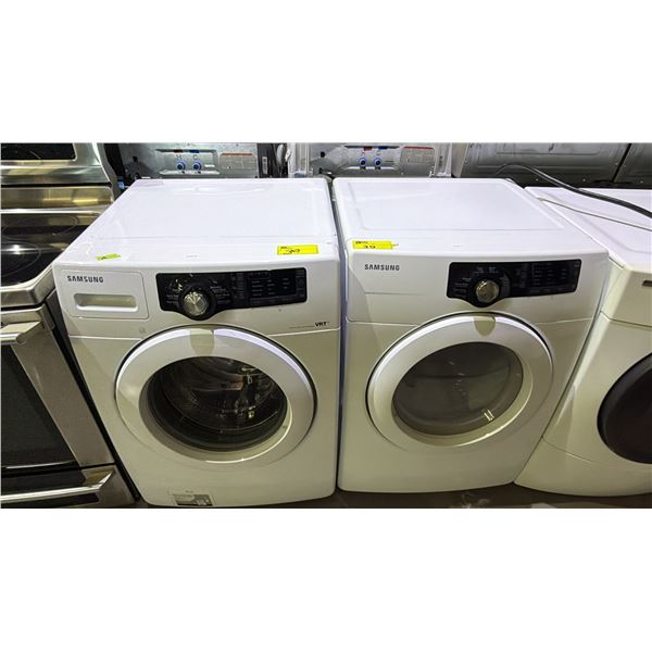 SAMSUNG FRONT LOAD WASHER & DRYER SET