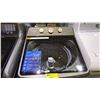 Image 2 : MIDEA BLACK TOP LOAD AGITATOR CLOTHES WASHER