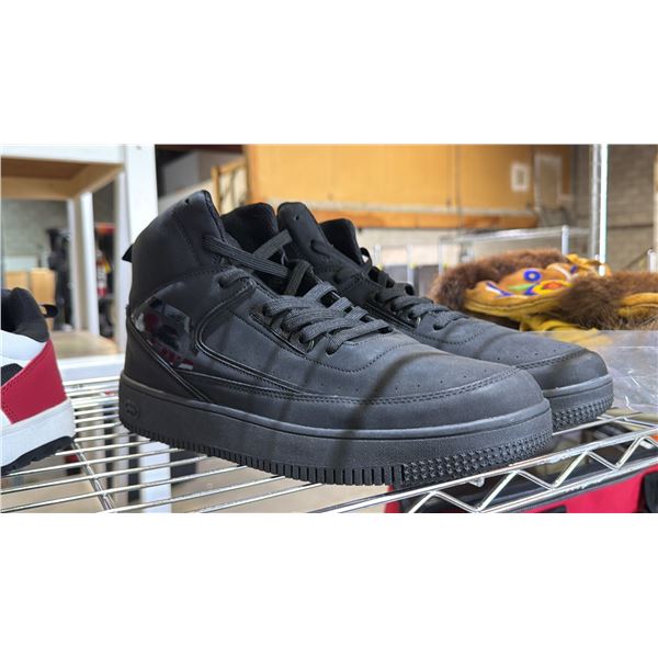 ECKO UNLTD. MEN'S KINGSTON LACE-UP BLACK SNEAKERS SIZE-13