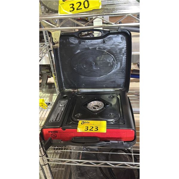 PORTABLE SINGLE-BURNER BUTANE GAS STOVE
