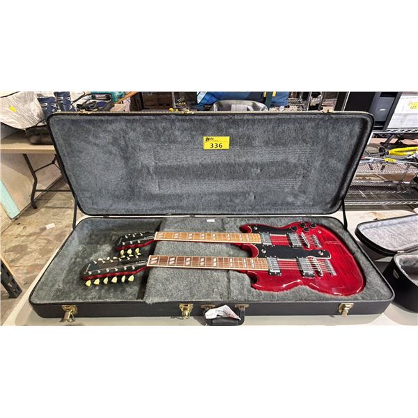 EPIPHONE DUAL NECK ELECTRIC GUITAR WITH CASE