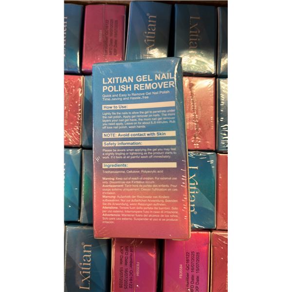 *NEW IN BOX* BOX OF LXITIAN GEL NAIL POLISH REMOVER
