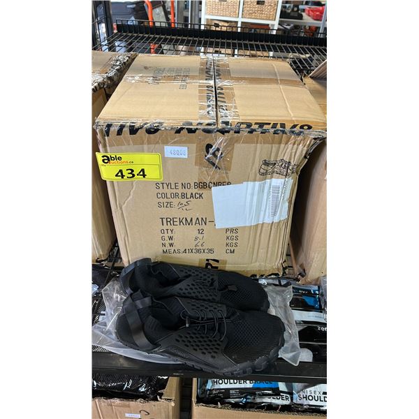 *NEW IN BOX* (12) PAIRS OF TREKMAN-2 MEN'S SIZE 10.5 WATER SHOES