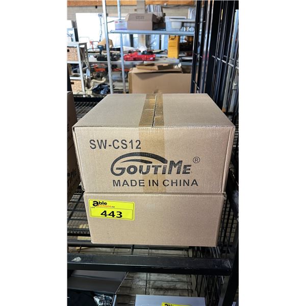 *NEW IN BOX* (2) GOUTIME CAKE DECORATING TURNTABLE WITH SPATULA, OFFSET SPATULA & ICING BAG W/ TIPS