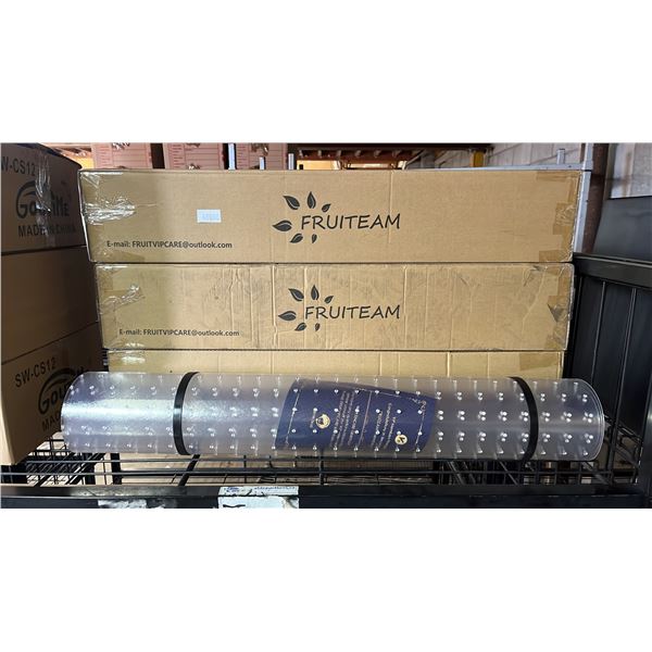 *NEW IN BOX* (3) FRUITEAM CARPET CHAIR MATS