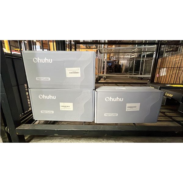 *NEW IN BOX* (3) OHUHU 5-IN-1 CURLING IRON WANDS