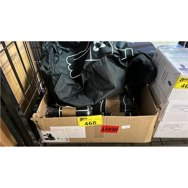 *NEW IN SEALED PACKAGES* FOLDABLE RECYCLE BAGS WITH PADDED HANDLES