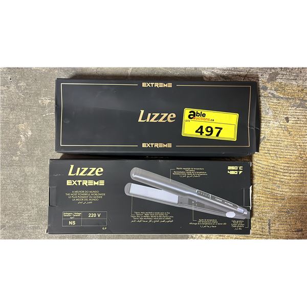 *NEW IN BOX* (2) LIZZE EXTREME FLAT IRONS - UP TO 250C/480F