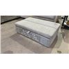 Image 1 : FABRIC OTTOMAN/PULL-OUT SINGLE SIZE MEMORY FOAM BED