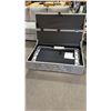 Image 4 : FABRIC OTTOMAN/PULL-OUT SINGLE SIZE MEMORY FOAM BED