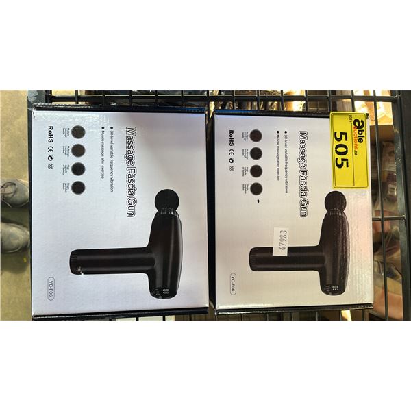 *NEW IN BOX* (2) MASSAGE FASCIA GUNS