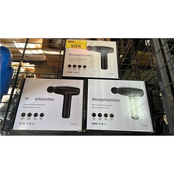 *NEW IN BOX* (3) MASSAGE FASCIA GUNS