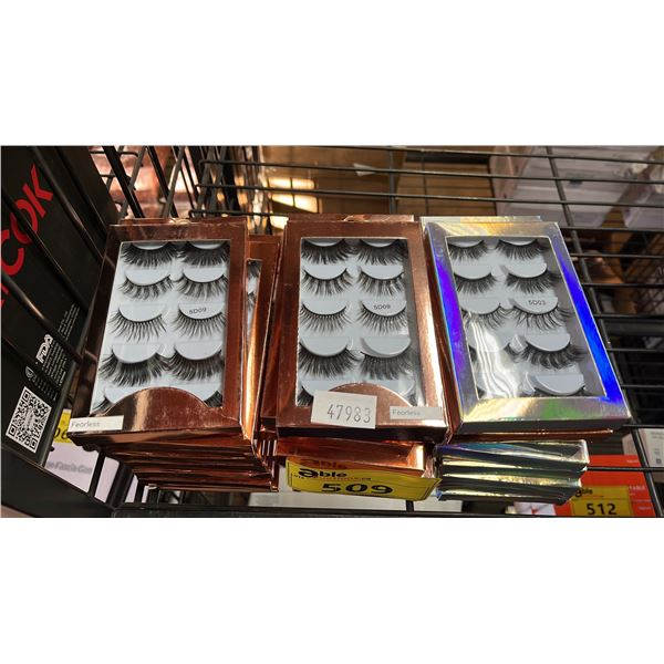 *NEW IN BOX* (24) ASSORTED EYELASH SETS