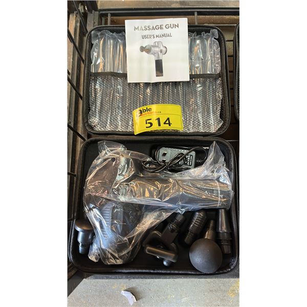 MASSAGE GUN WITH 6 MASSAGE HEADS