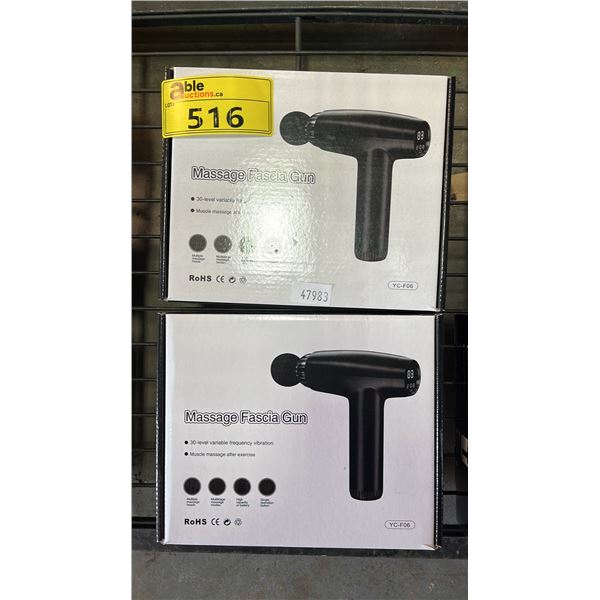 *NEW IN BOX* (2) MASSAGE FASCIA GUNS