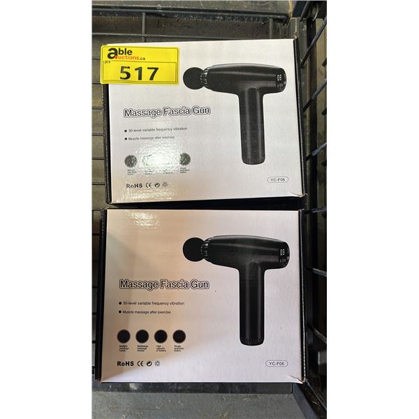 *NEW IN BOX* (2) MASSAGE FASCIA GUNS