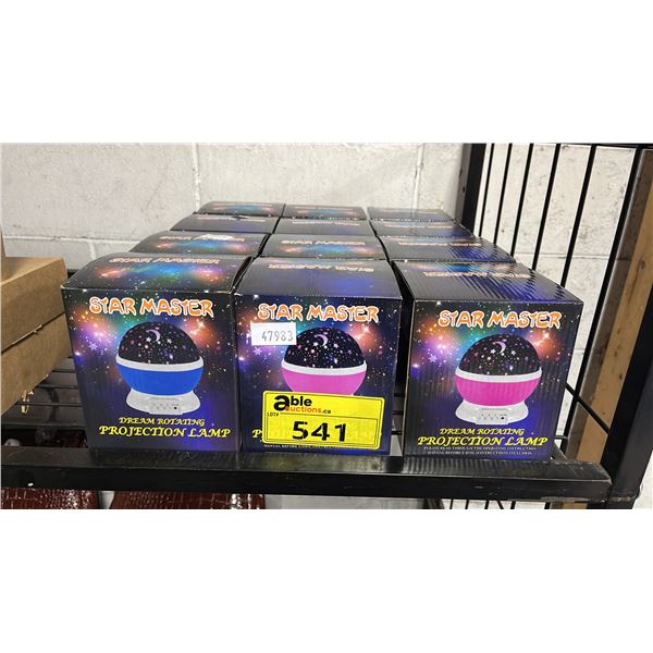 *NEW IN BOX* (12) STAR MASTER DREAM ROTATING PROJECTION LAMPS